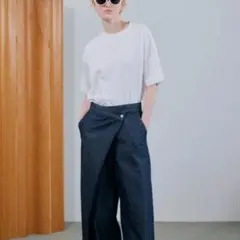 ReNAVE 洗える/接触冷感/UVケア　クロップド　ファンクションＴシャツのサムネイル