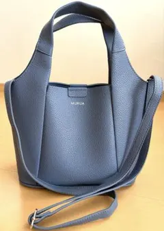 MURUA ショルダーバッグ ブルー系 2WAY ハンドバッグのサムネイル