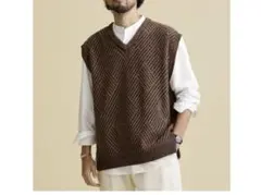 新品　ナノユニバース ニットベスト