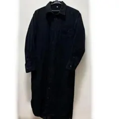 【美品】コーデュロイロングシャツワンピース　top value