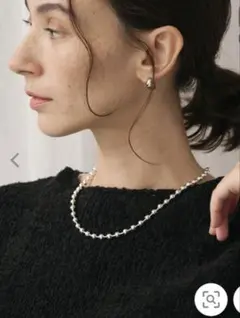 BEAUTY & YOUTH メタルボールチェーンネックレス