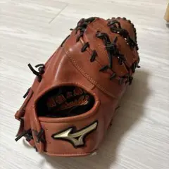 Mizuno 硬式グローブ レッド！