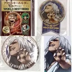 ヒロアカ 原画展 アクリルキーホルダー GIGA缶バッジ　カード　死柄木弔