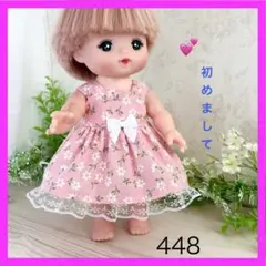 着せやすい❣️ お花　ピンク　メルちゃん　服　ソランちゃん　レミンちゃん
