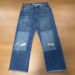 EVISU エヴィス ダブルニー レア 白カモメ W33 LOT 0001 EVISU エヴィス ダブルニー レア 白カモメ W33 LOT 0001 - メルカリ