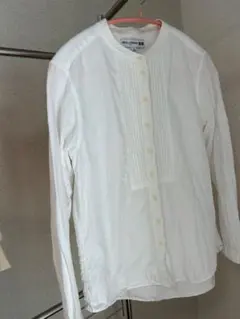 ユニクロ イネス コットンピンタックシャツ　白　M ブラウス