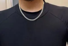 喜平ネックレス Pt1000 50cm50g 12面トリプル