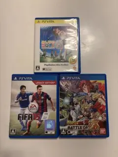 【PS Vita ゲーム 3本】みんなのゴルフ6、FIFA15、ドラゴンボールZ