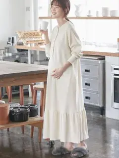 Angeliebe サーマルティアードリラックスネグリジェ