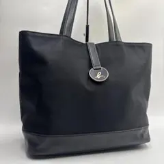 美品✨アニエスベー ボヤージュ ナイロン トートバッグ 黒のサムネイル