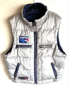 PEPSI PHENIX ダウンベスト リバーシブル