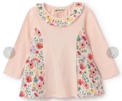 Love & Peace & Money花柄フリル付き長袖カットソー120サイズ