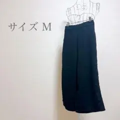 レディースボトムス ズボン スラックス ブラック 黒 韓国 M
