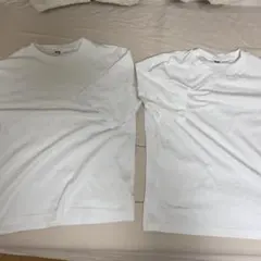 エアリズムコットン オーバーサイズ Tシャツ 2枚 セット　L 白　ホワイト