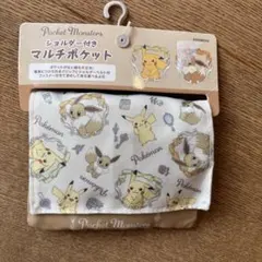 新品未使用　ポケモン　移動ポケット ピカチュウ イーブイ