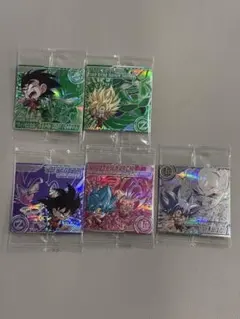ドラゴンボール 超戦士シールウエハース 5枚セット