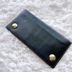 LANCEL ランセル 長財布 ブラック 薄型 スリム レザー ゴールド金具のサムネイル