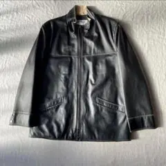 BALMAIN PARIS バルマン ジップ レザージャケット ブラック 美品