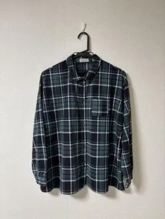 SM2 サマンサモスモス　グリーン系チェック長袖シャツ　フリー