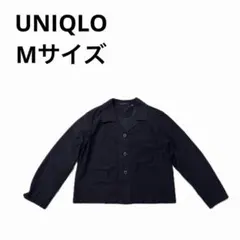 UNIQLO Mサイズ マーデリン 黒 ボタン付きジャケット