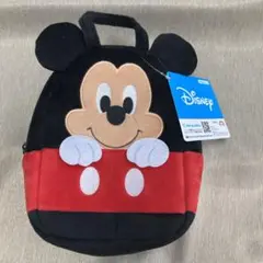 小物(43)ミッキーマウス フリースバッグ 未使用