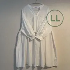 最終価格！Live in comfort ボリュームスリーブ　チュニック　LLのサムネイル