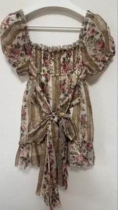 LIZLISA 花柄　ブラウス トップス