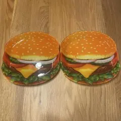ハンバーガー型 プレート 2枚セットのサムネイル