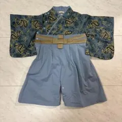 美品　SWEET MOMMY ドラゴン 龍　袴　ロンパース　着物 90 男の子