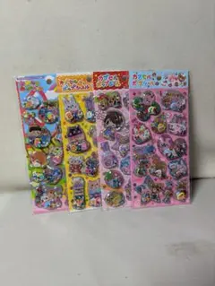 ♡平成風♡★カプセルポップシール★シャカシャカシール♡キラキラシール♡4種セット