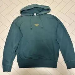 Reebok グリーン スウェットパーカー