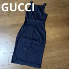 希少 GUCCI グッチ ショートドレス ワンピース レース ベルベット リボン org.jpg