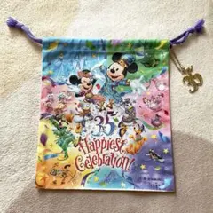 ディズニー 30周年 巾着 TDR Happiest Celebration