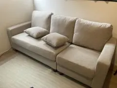 ニトリ　YAMAZEN コンセント付きカウチソファ