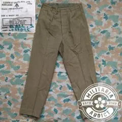 [オーストラリア軍] 30S ウールパンツ スラックス 70s ミリタリーパンツのサムネイル