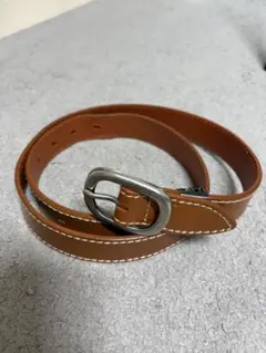 茶色レザーベルト