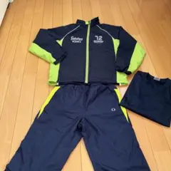 IGNIO ジャージ上下セット ネイビー/ライム サイズ130&140