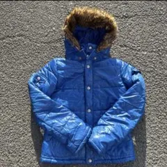ファー付きダウン 平成ギャル Y2K 青色 目玉商品 Mサイズ 人気商品 美品✨