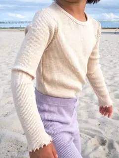 美品 pipilotta Ribbed L/S ピピロッタ リブ 長袖