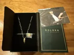 BTS◇JUNG KOOK◇ネックレス トレカ付 GOLDEN 展示会 グク - メルカリ