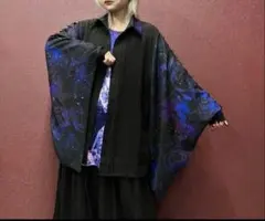 【美品】NieR ニーア 着物風　袖ブロッキングシャツ 和風コスプレ　着物 楽天市場】NieR (ニーア) 袖リブ付き着物風袖ブロッキングシャツ