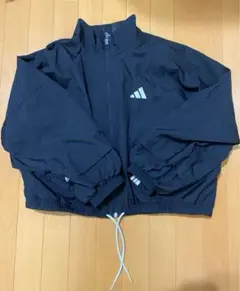 値下げ☆美品！adidas ショートウィンドブレーカー 黒Mサイズ☆