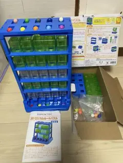 中古　KUMON TOY 3Dロジカルルートパズル 知育玩具
