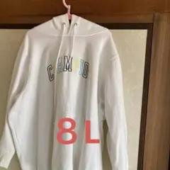 Champion ホワイト パーカー ８L