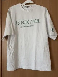 U.S. POLO ASSN. ホワイト半袖Tシャツ