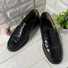 未使用級】BARCLAY コインローファー ブラック×ブルー 22.5cm - メルカリ
