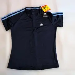 adidas ネイビー 半袖Tシャツ M UPF 50+
