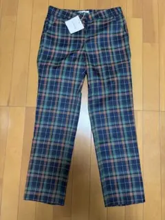 チェック柄カジュアルパンツ