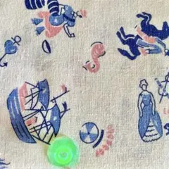 ヴィンテージフィードサック 1/8サイズ F336