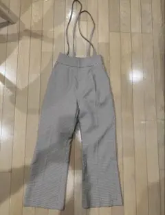 千鳥柄 フレアパンツ Sサイズ